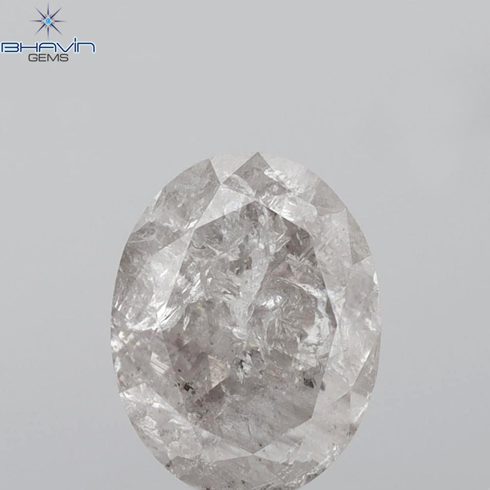 GIA Certified 2.02 CT Oval Shape Natural Diamond Pinkish Brown Color (8.67 MM)