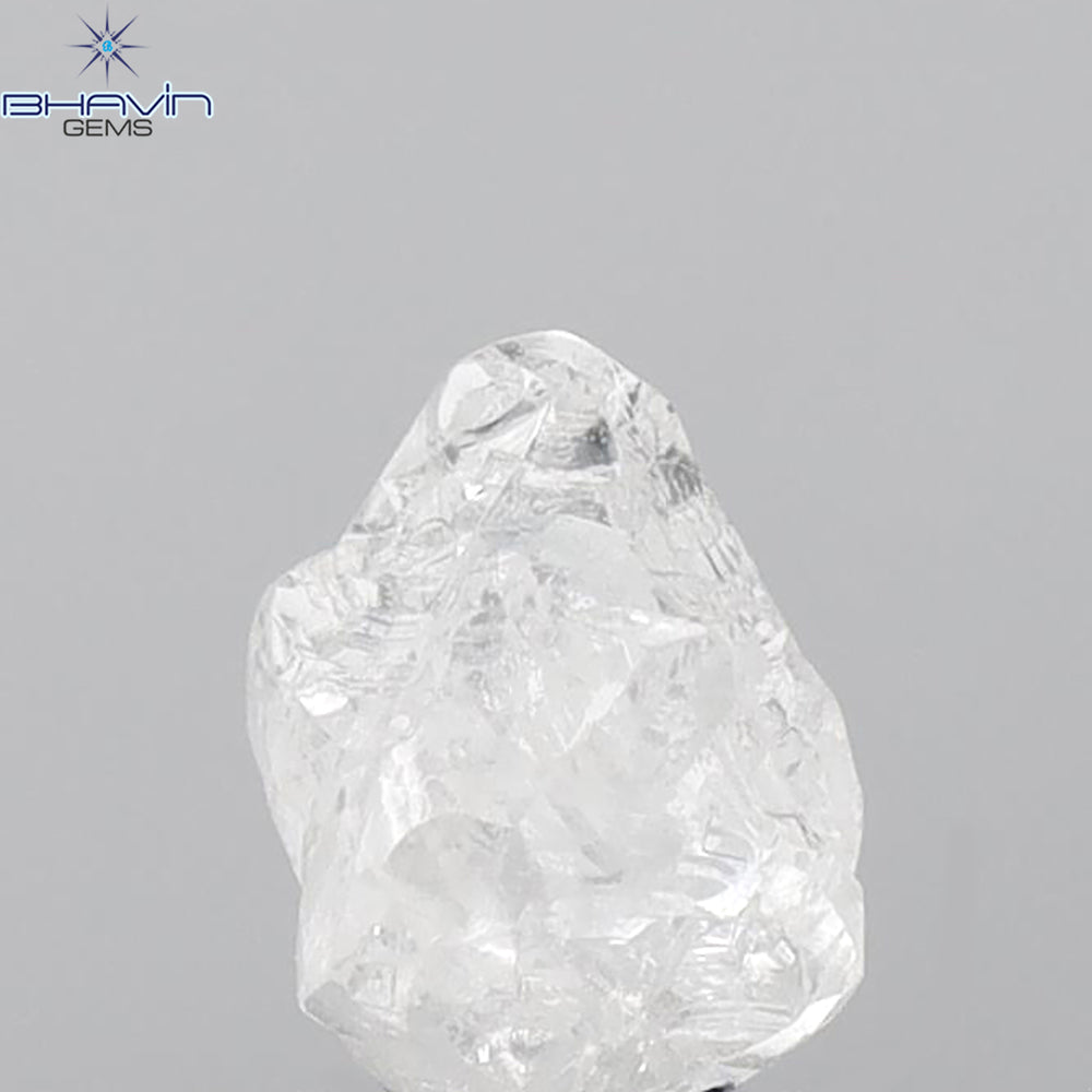 0.54 CT Rough Shape Natural Diamond white Color VS2 Clarity (5.53 MM)