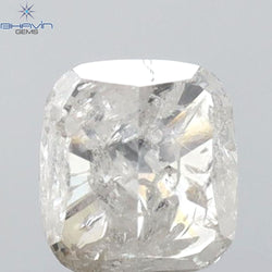 0.05 CT クッションシェイプ 天然ダイヤモンド ピンクカラー VS2 クラリティ (2.28 MM)