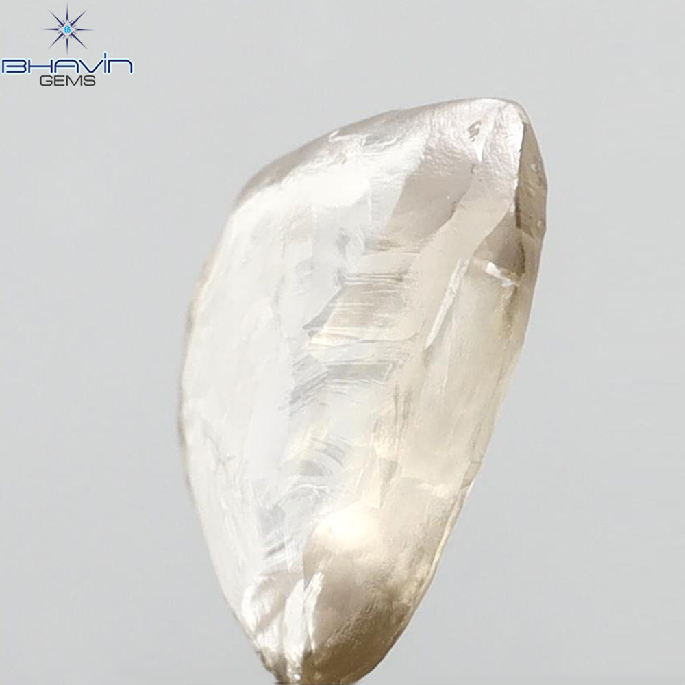 1.99 CT Rough Shape Natural Diamond Brown Color VS1 Clarity (11.58 MM)