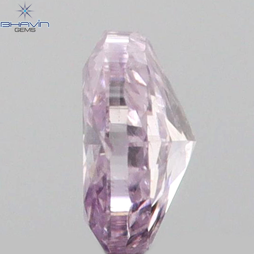 0.06 CT Oval Shape Natural Diamond Pink Color SI1 Clarity (2.73 MM)