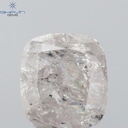 0.05 CT クッションシェイプ 天然ダイヤモンド ピンクカラー VS2 クラリティ (2.28 MM)