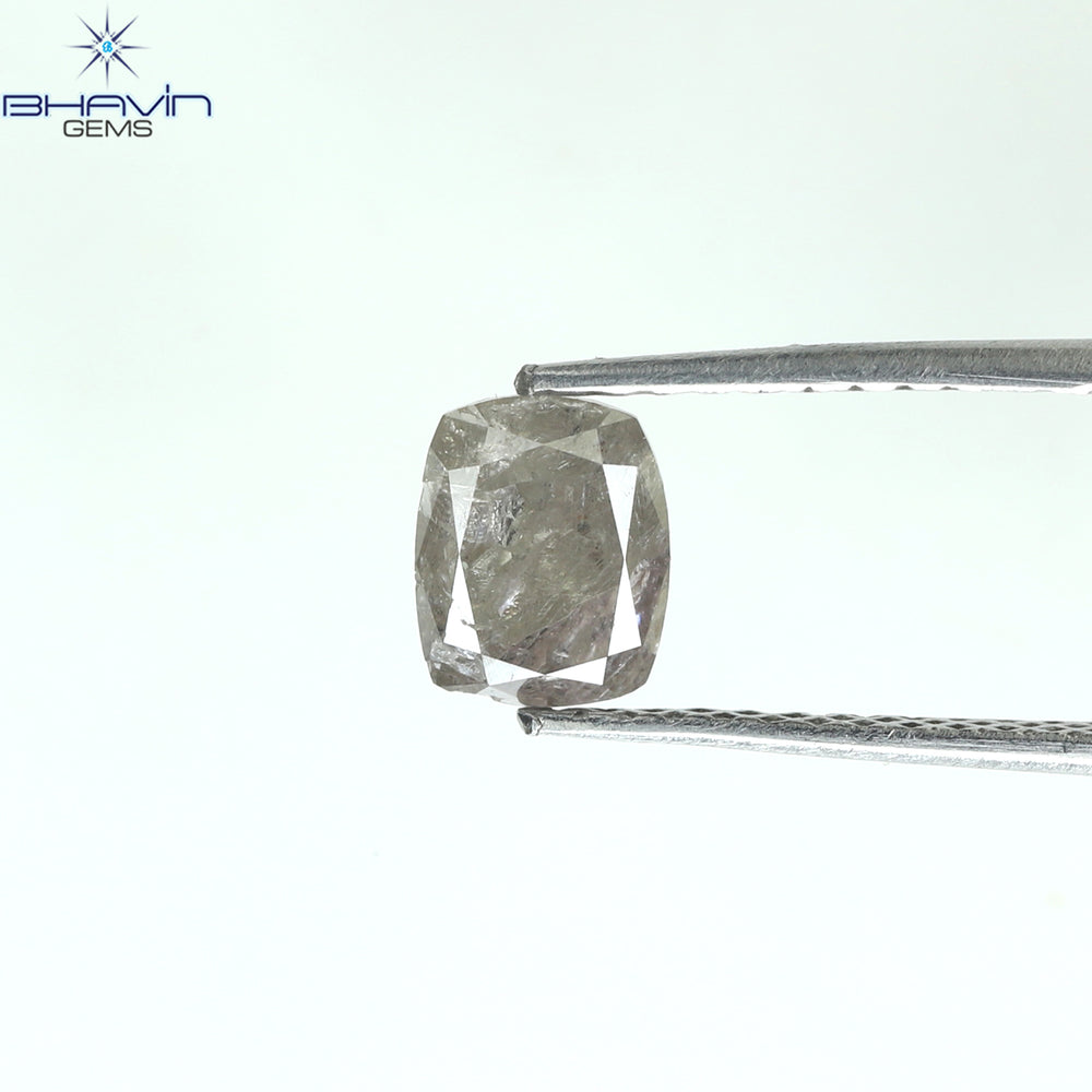 1.05 CT Cushion Shape Natural Diamond Pink Color I3 Clarity (6.08 MM)