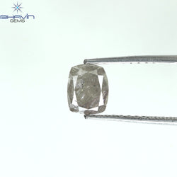 1.05 CT Cushion Shape Natural Diamond Pink Color I3 Clarity (6.08 MM)