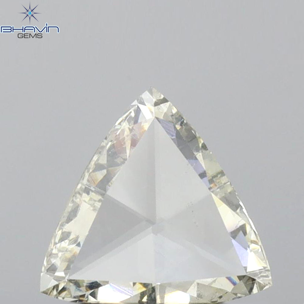 0.12 CT トライアングル シェイプ ナチュラル ダイヤモンド グリーン カラー SI2 クラリティ (3.44 MM)