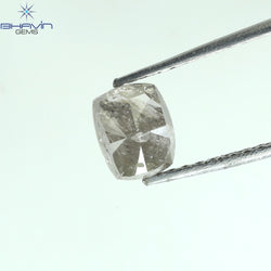 1.05 CT Cushion Shape Natural Diamond Pink Color I3 Clarity (6.08 MM)