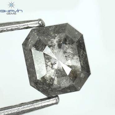C0.46 CT Square Cut Shape Natural Diamond Salt And Pepper Color I3 Clarity (4.51 MM)