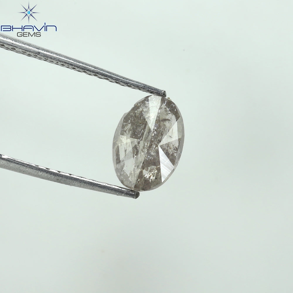 1.03 CT Oval Shape Natural Diamond Pink Color I3 Clarity (7.60 MM)