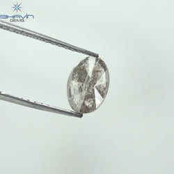 1.03 CT Oval Shape Natural Diamond Pink Color I3 Clarity (7.60 MM)