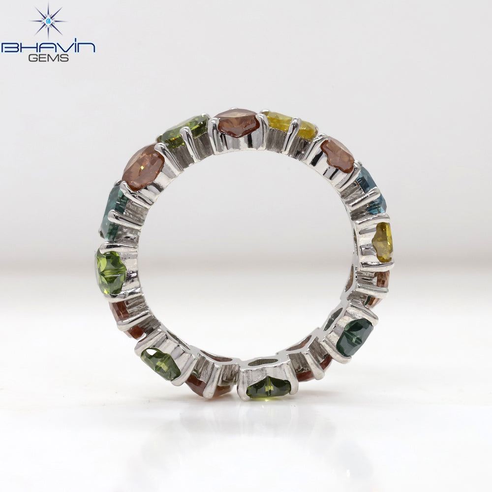 Heart Diamond Natural Diamond Ring Mix Color Gold Ring Engagement Ring