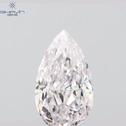 0.11 CT Pear Shape Natural Diamond Pink Color VS2 Clarity (4.10 MM)