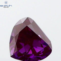 0.06 CT Heart Shape Enhanced Pink Color Natural Loose Diamond VS2 Clarity (2.02 MM)