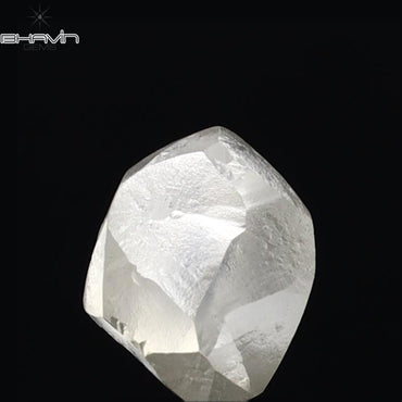 1.45 CT Rough Shape Natural Diamond Grey Color VS2 Clarity (6.90 MM)
