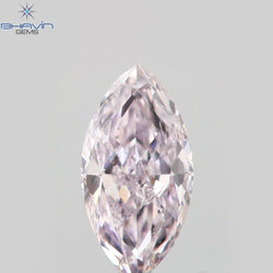 0.08 CT Marquise Shape Natural Loose Diamond Pink Color SI2 Clarity (4.40 MM)