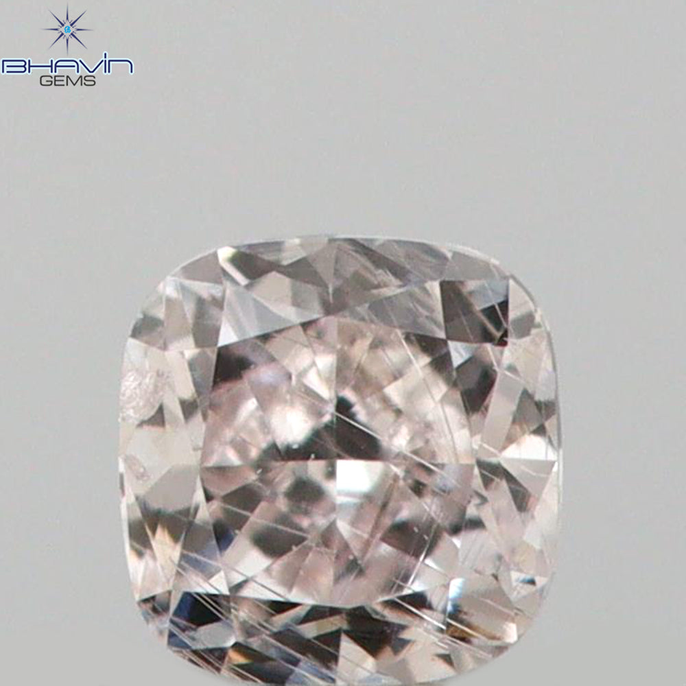 0.05 CT クッションシェイプ 天然ダイヤモンド ピンクカラー VS2 クラリティ (2.28 MM)