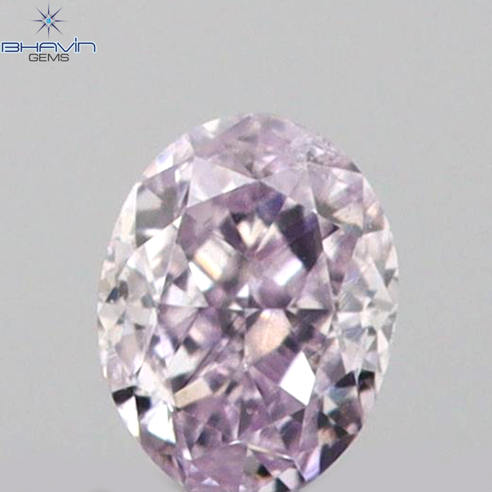 0.04 CT Oval Shape Natural Diamond Pink Color VS2 Clarity (2.34 MM)