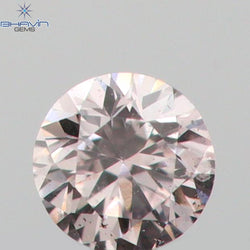 0.03 CT Round Shape Natural Diamond Pink (Argyle) Color VS2 Clarity (1.97 MM)