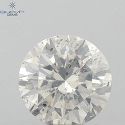 0.41 CT Round Shape Natural Loose Diamond White Color SI2 Clarity (4.80 MM)