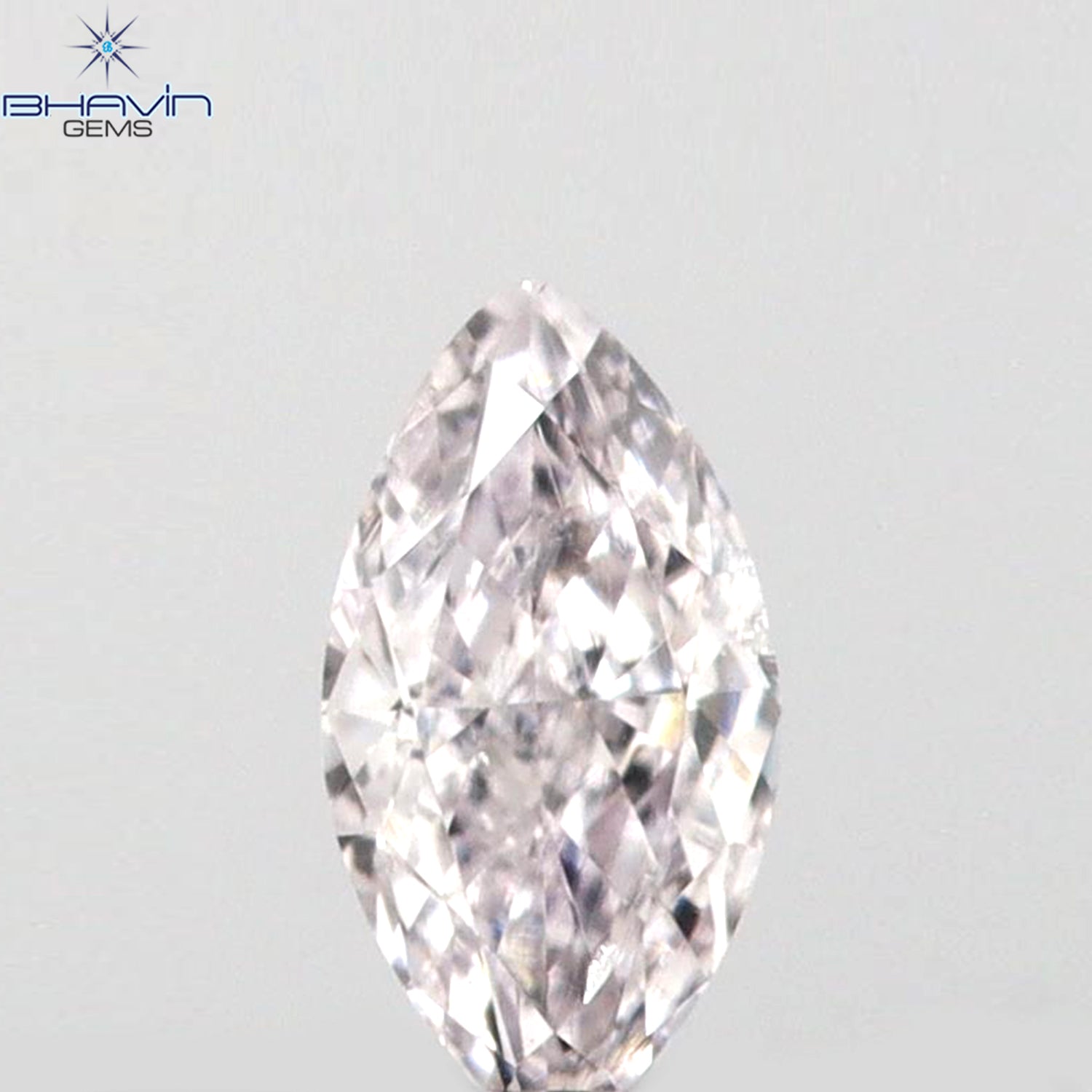 0.05 CT Marquise Shape Natural Loose Diamond Pink Color SI1 Clarity (3.63 MM)