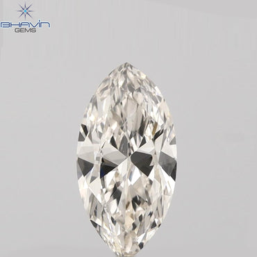 0.34 CT Marquise Shape Natural Loose Diamond Pink Color SI1 Clarity (6.90 MM)