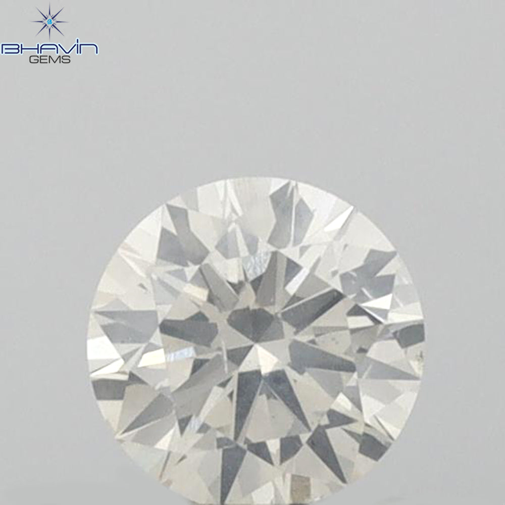 0.30 CT Round Shape Natural Loose Diamond White Color SI1 Clarity (4.34 MM)