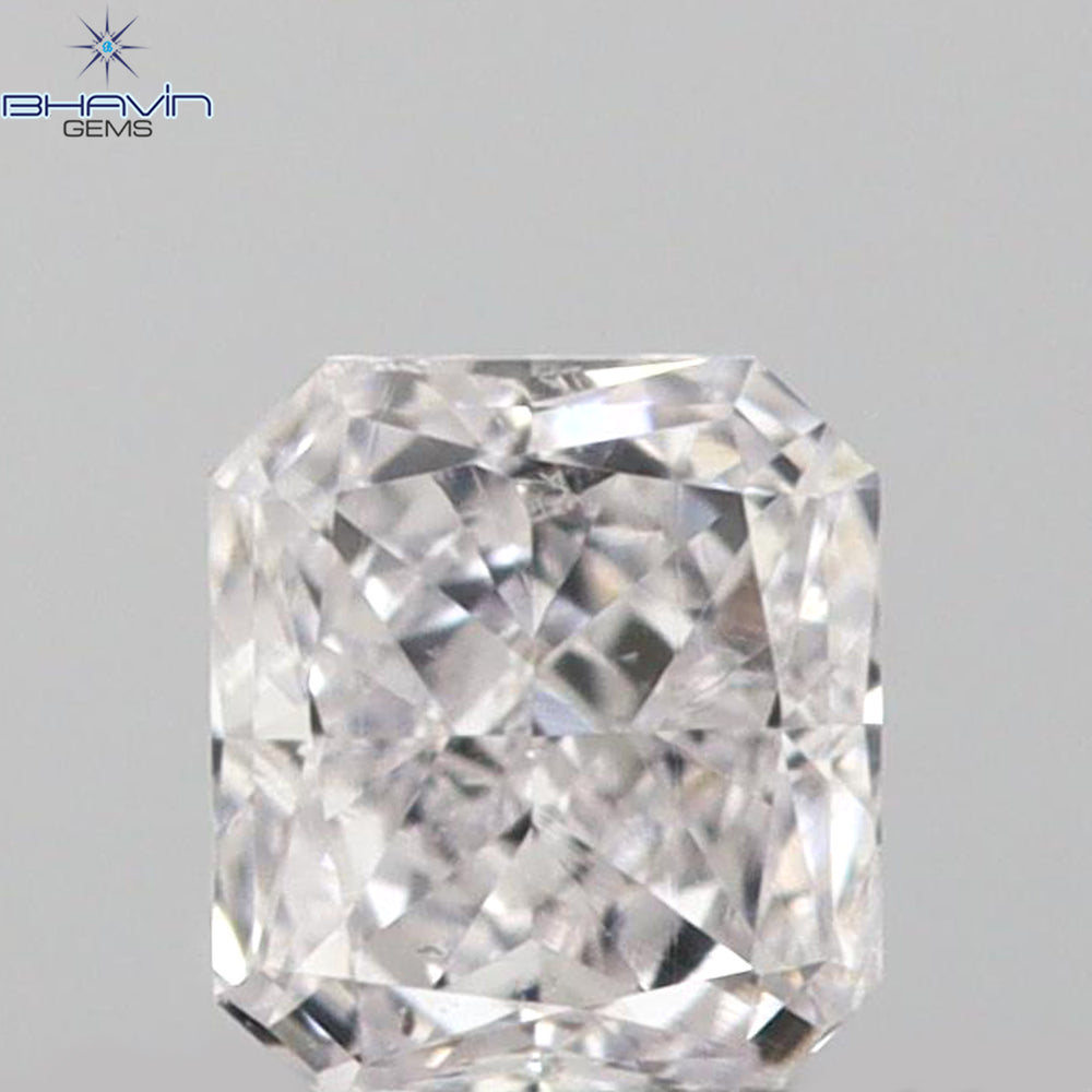 0.15 CT Radiant Shape Natural Diamond Pink Color VS2 Clarity (3.20 MM)