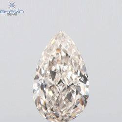 0.13 CT Pear Shape Natural Diamond Pink Color VS1 Clarity (4.46 MM)