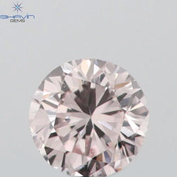 0.04 CT Round Shape Natural Diamond Pink (Argyle) Color VS2 Clarity (2.13 MM)