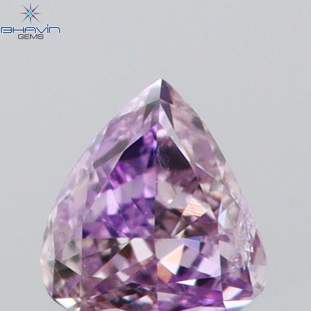 0.05 CT Heart Shape Natural Diamond Pink Color SI1 Clarity (2.61 MM)