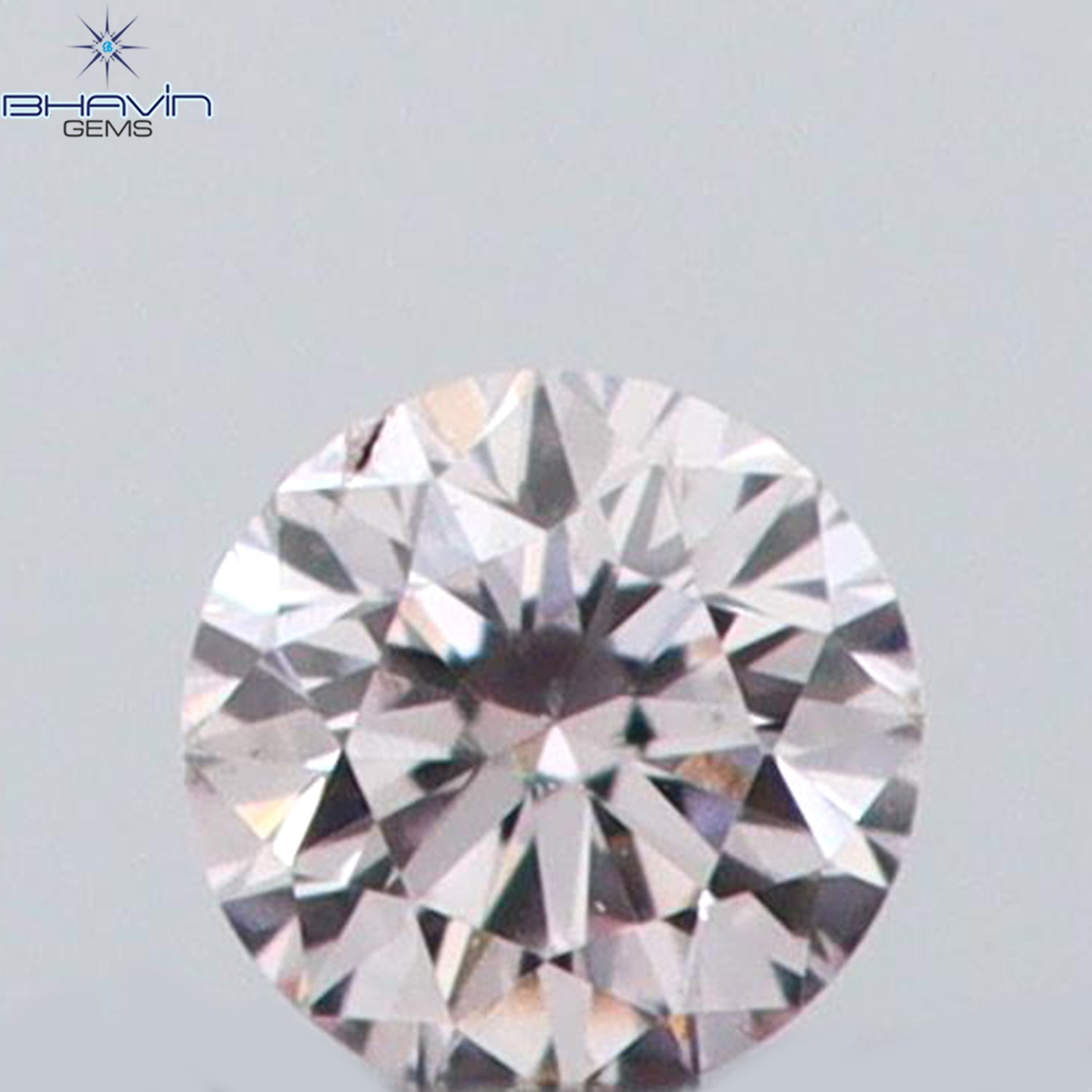 0.02 CT Round Shape Natural Diamond Pink (Argyle) Color VS2 Clarity (1.44 MM)