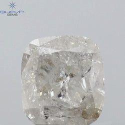 0.05 CT クッションシェイプ 天然ダイヤモンド ピンクカラー VS2 クラリティ (2.28 MM)