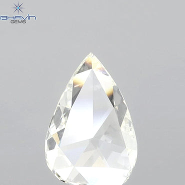 0.80 CT Pear Shape Natural Diamond White Color VS1 Clarity (8.65 MM)
