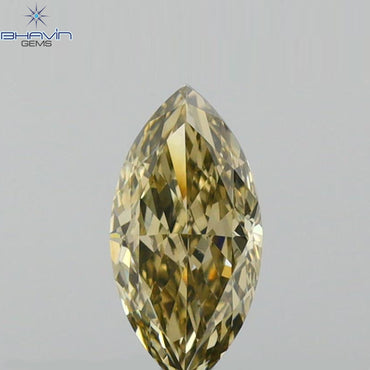 0.58 CT Marquise Shape Natural Loose Diamond Grey Color VS2 Clarity (7.78 MM)