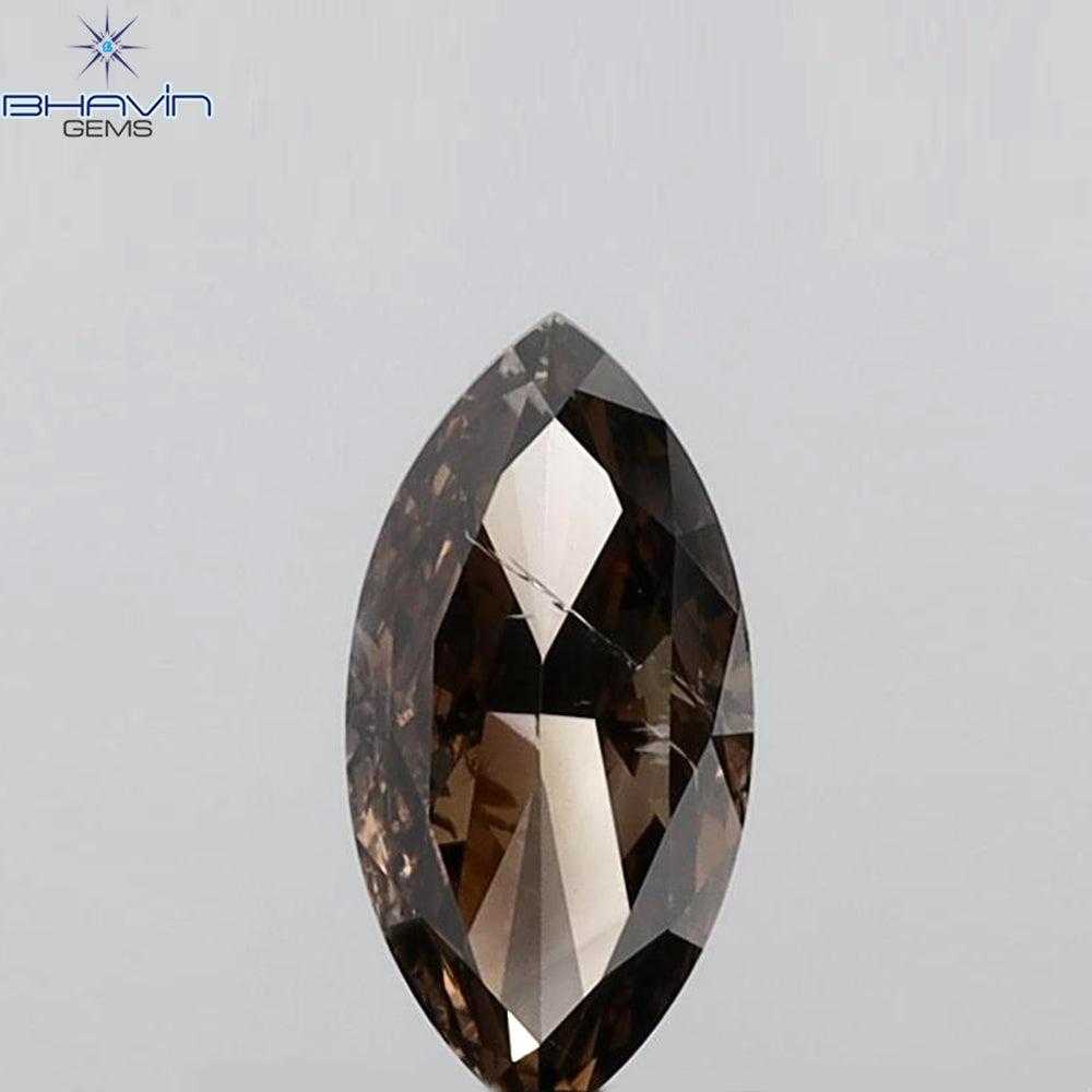 1.01 CT Marquise Shape Natural Loose Diamond Brown Color I1 Clarity (9.23 MM)