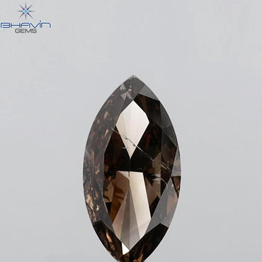 1.01 CT Marquise Shape Natural Loose Diamond Brown Color I1 Clarity (9.23 MM)