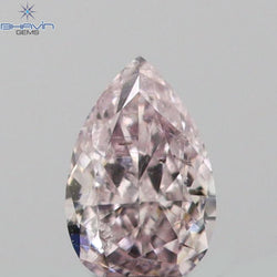 0.06 CT Pear Shape Natural Diamond Pink Color VS2 Clarity (3.12 MM)