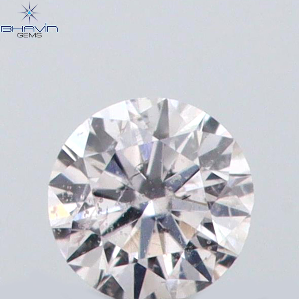 0.03 CT Round Shape Natural Diamond Pink (Argyle) Color SI1 Clarity (1.85 MM)