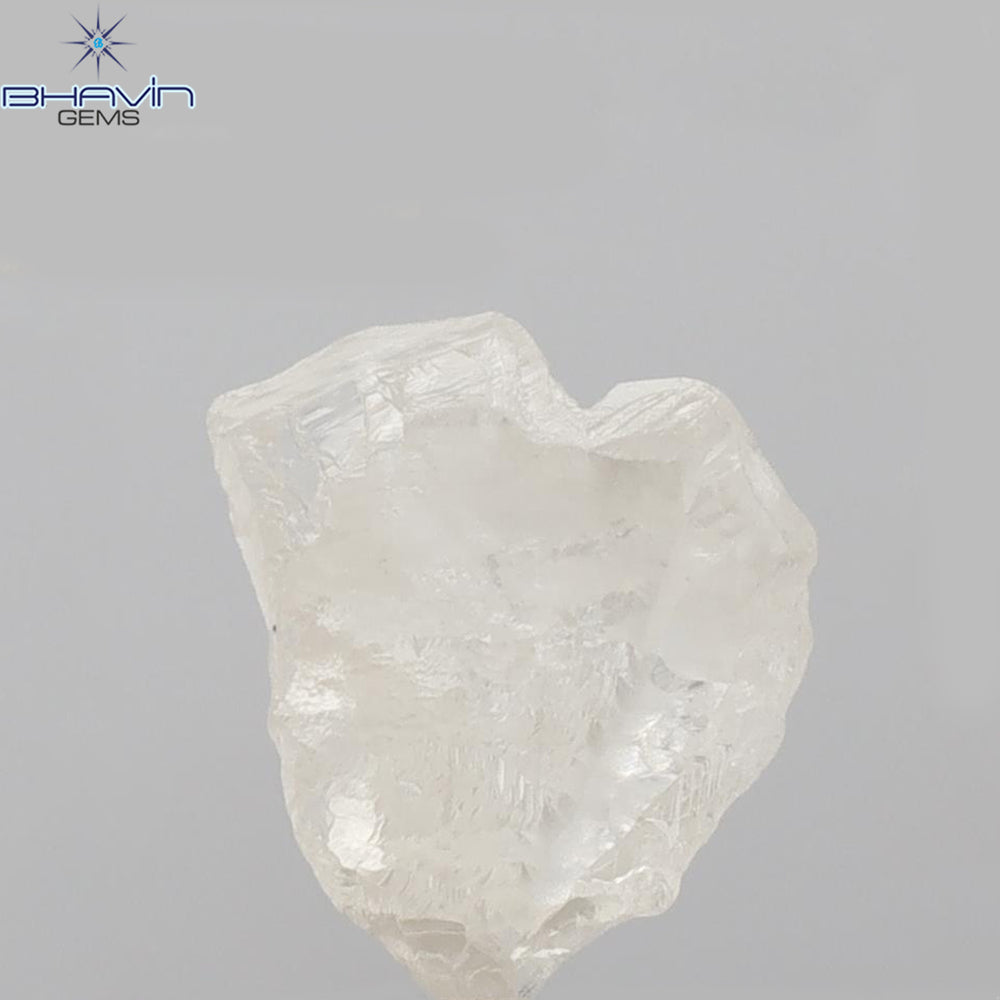 2.30 CT Rough Shape Natural Diamond White Color VS2 Clarity (9.62 MM)
