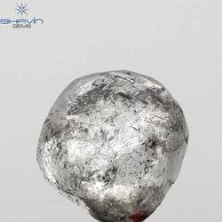 3.03 CT Rough Shape Natural Diamond Salt And Pepper Color (8.10 MM)