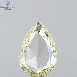 0.87 CT Pear Shape Natural Diamond White Color SI1 Clarity (8.34 MM)