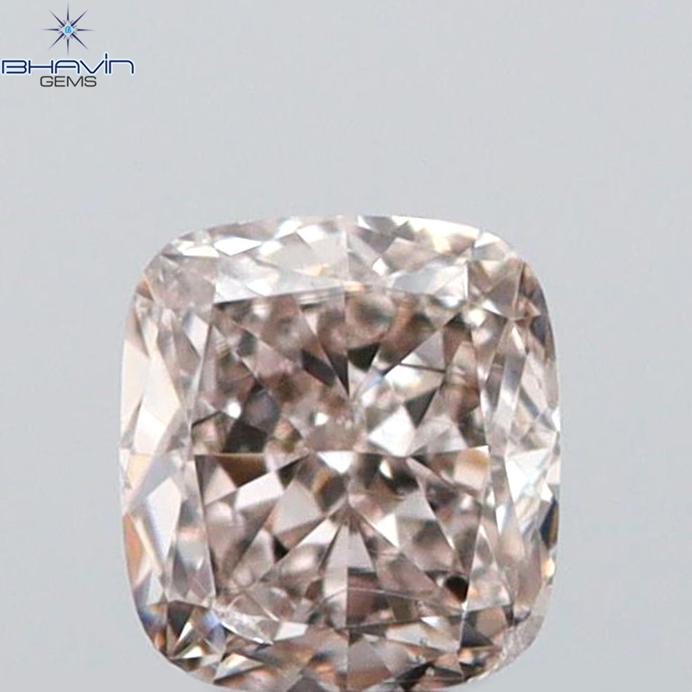 0.05 CT クッションシェイプ 天然ダイヤモンド ピンクカラー VS2 クラリティ (2.28 MM)