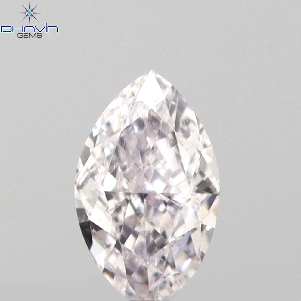 0.07 CT Marquise Shape Natural Loose Diamond Pink Color VS1 Clarity (3.64 MM)
