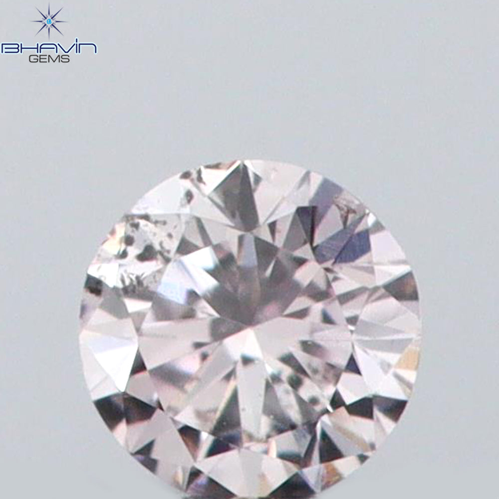 0.03 CT Round Shape Natural Diamond Pink Color SI1 Clarity (1.71 MM)