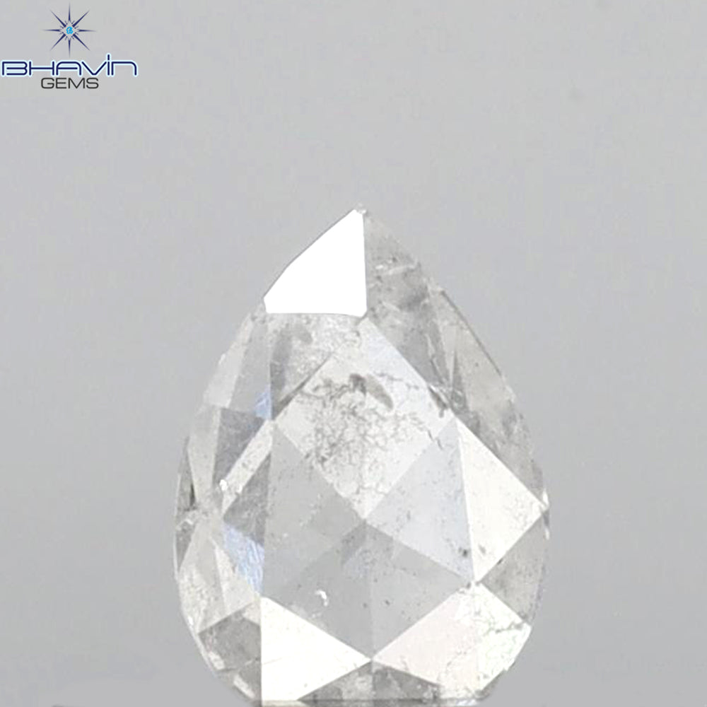 0.23 CT Pear Shape Natural Diamond White Color I1 Clarity (5.21 MM)