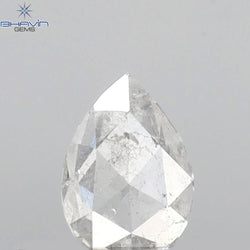 0.23 CT Pear Shape Natural Diamond White Color I1 Clarity (5.21 MM)