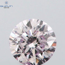 0.04 CT Round Shape Natural Diamond Pink Color SI1 Clarity (1.75 MM)