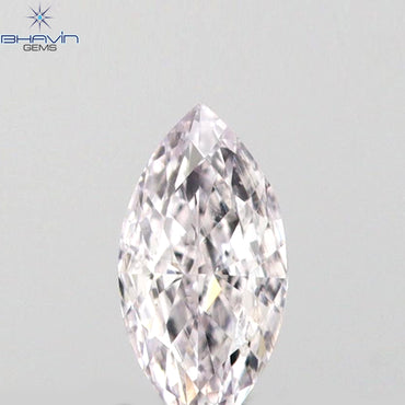 0.06 CT Marquise Shape Natural Loose Diamond Pink Color SI1 Clarity (3.98 MM)