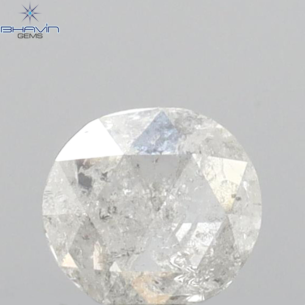 0.26 CT Round Rose Cut Shape Natural Diamond White Color I3 Clarity (4.13 MM)