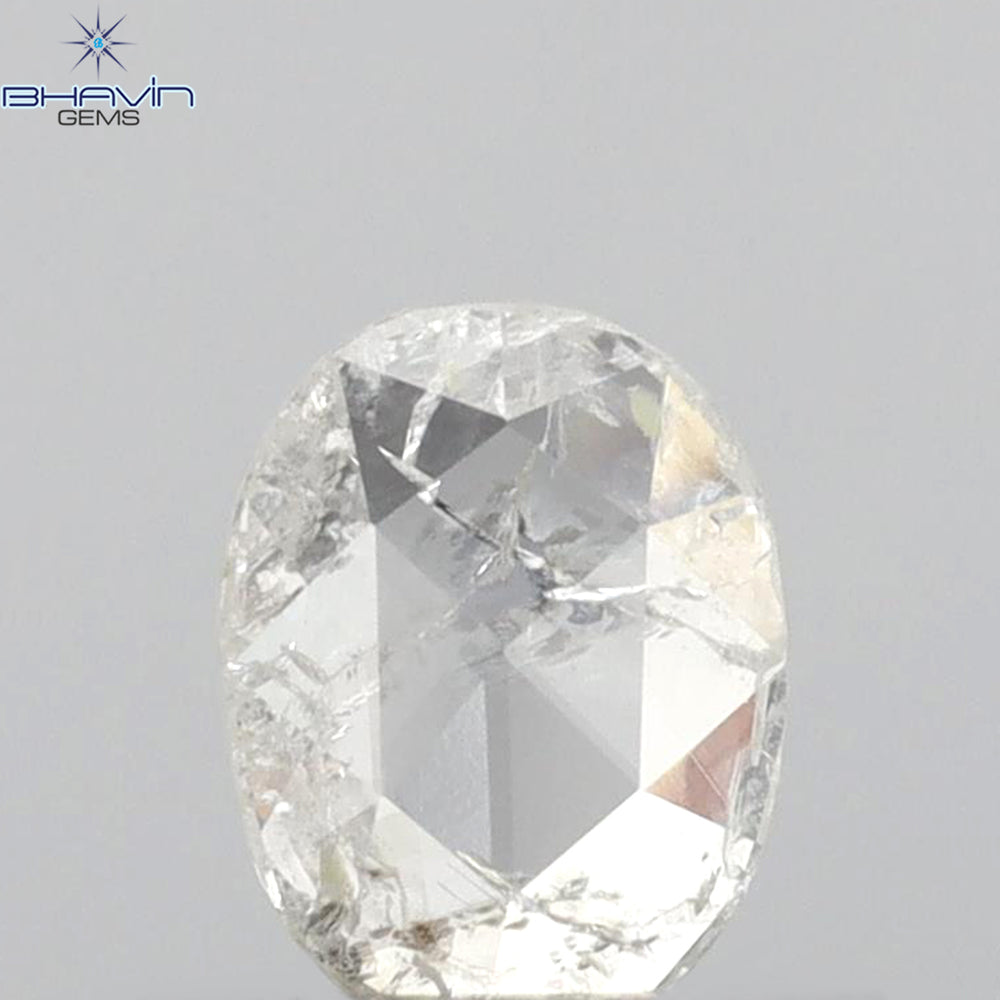 0.41 CT Oval Shape Natural Diamond White Color I2 Clarity (5.80 MM)