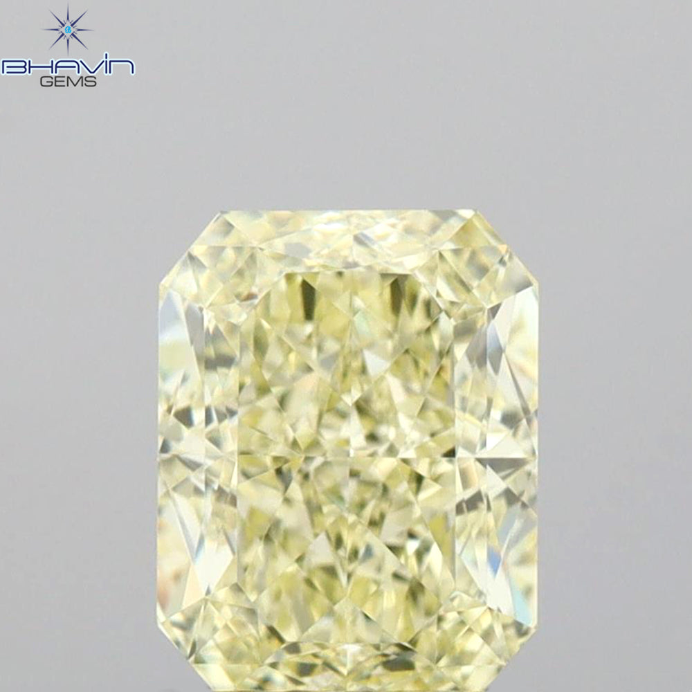 GIA Certified 1.12 CT Radiant Shape Natural Diamond Y to Z Range Color VVS2 Clarity (6.53 MM)